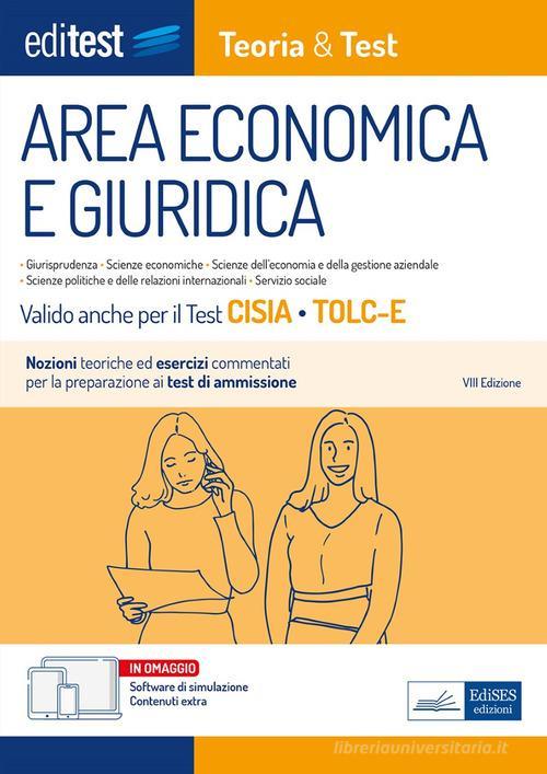 EDITEST  -  AREA ECONOMICA E GIURIDICA. TEORIA ED ESERCIZI COMM. 2024