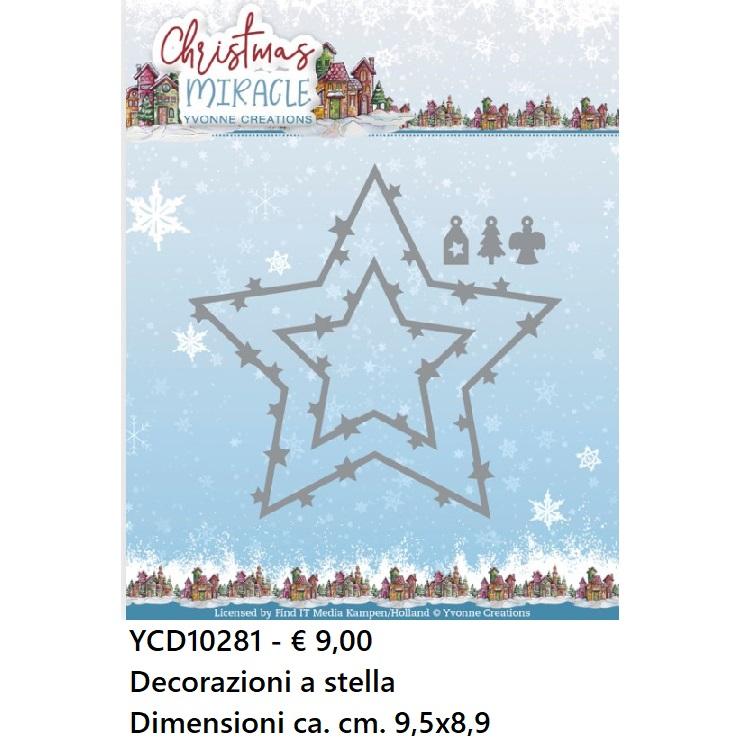 Fustelle Natale - YCD10281 - Decorazioni a stella