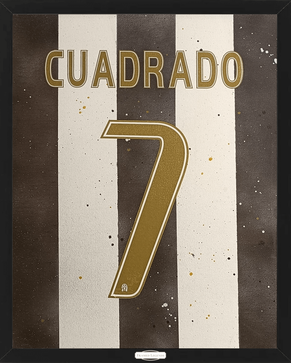 Artwork Juventus Football Club Theme Juan Cuadrado Limited Edition