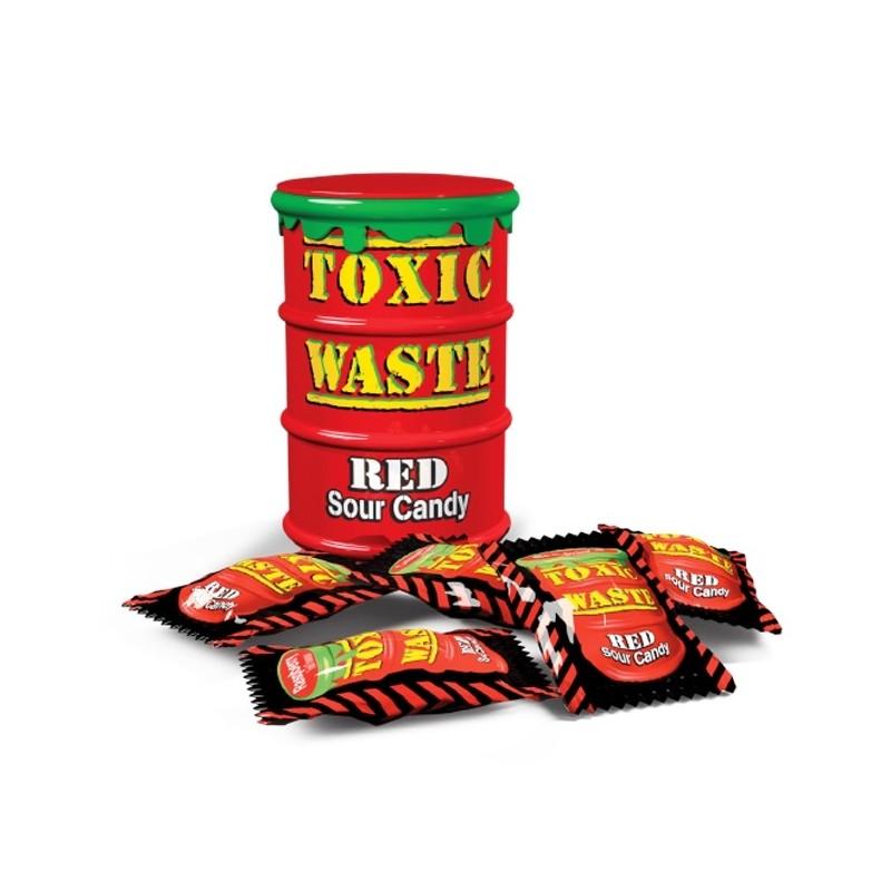 Toxic Waste Fusto Caramelle Rosse Acidule