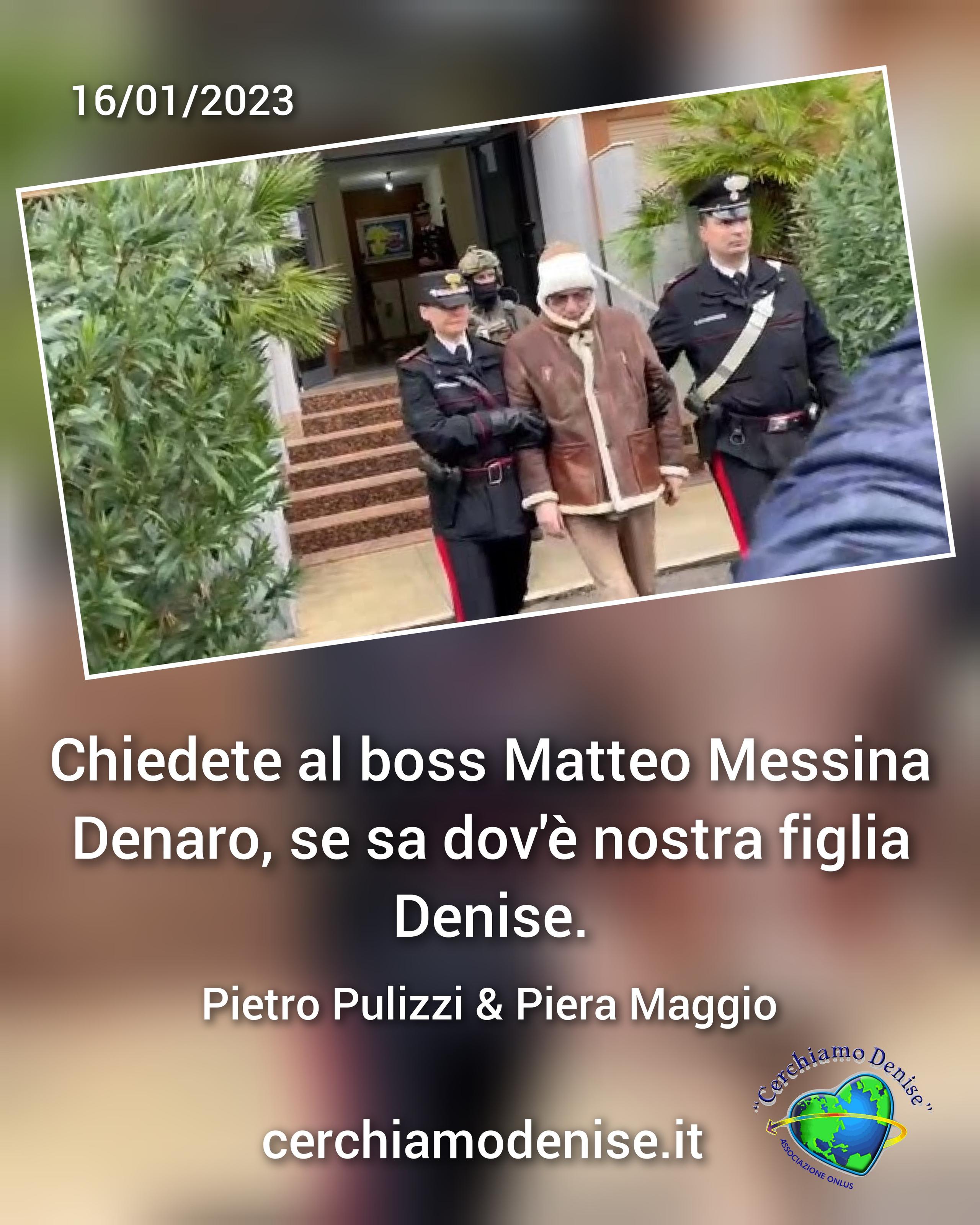 Pietro Pulizzi e Piera Maggio genitori di Denise: "CHIEDETE AL BOSS MATTEO MESSINA DENARO SE SA DOV'È DENISE"