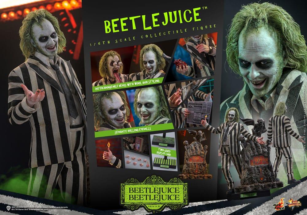 Hot Toys BEETLEJUICE 1/6 Action FIGURE Movie Masterpiece