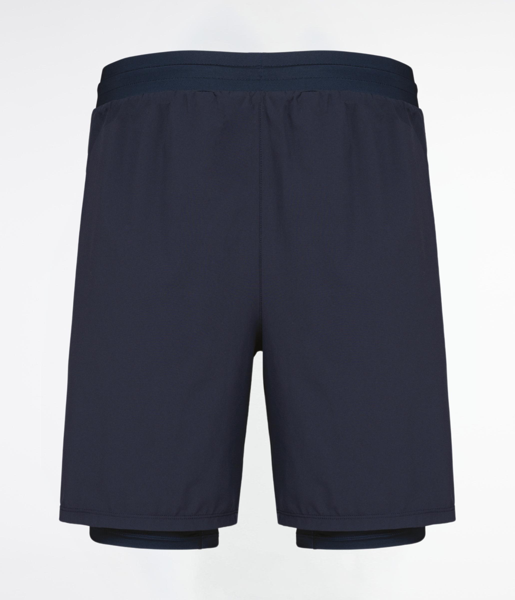 Shorts 2-in-1 con sotto pantaloncino integrato navy