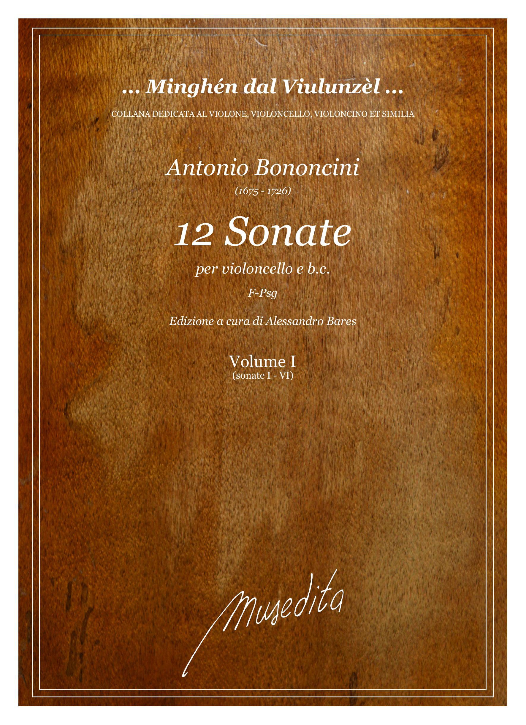 A.Bononcini: 12 Sonate (Ms, F-Psg)