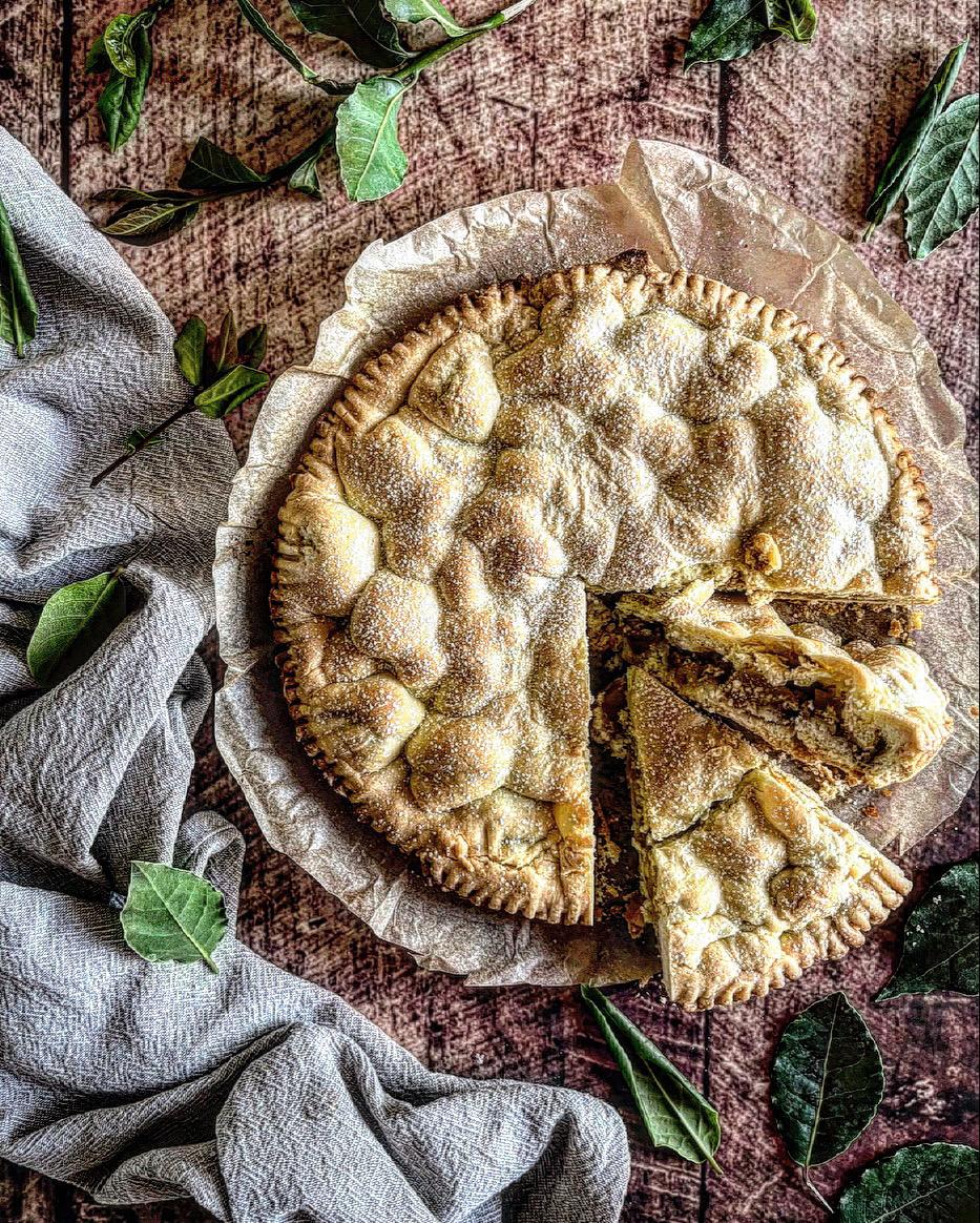 CROSTATA RICOPERTA alle PESCHE