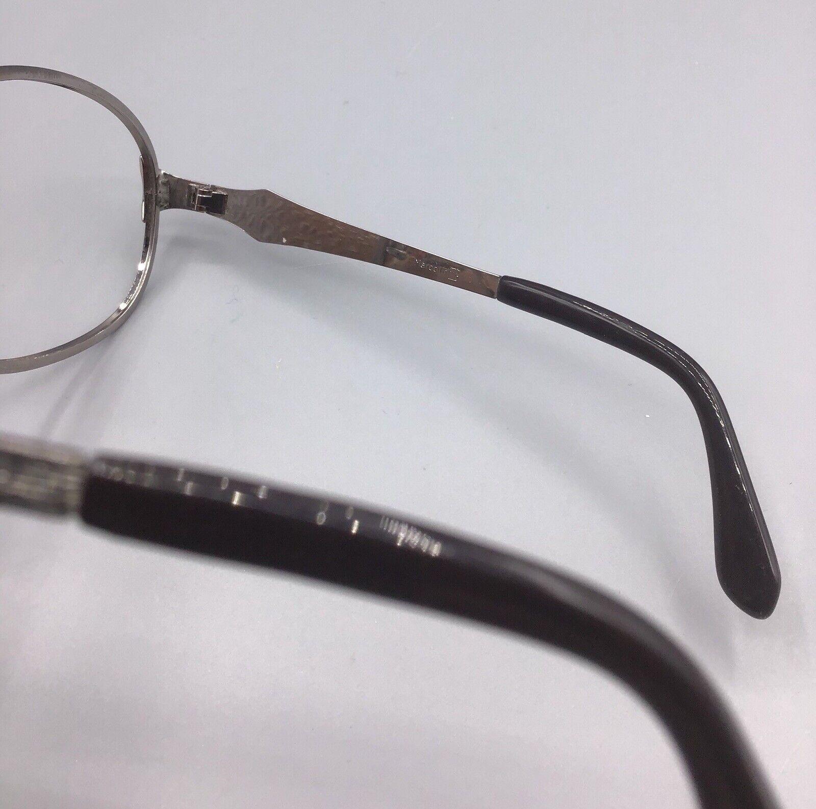 Marcolin occhiale Eyewear Frame vintage lunettes Brillen Silver color
