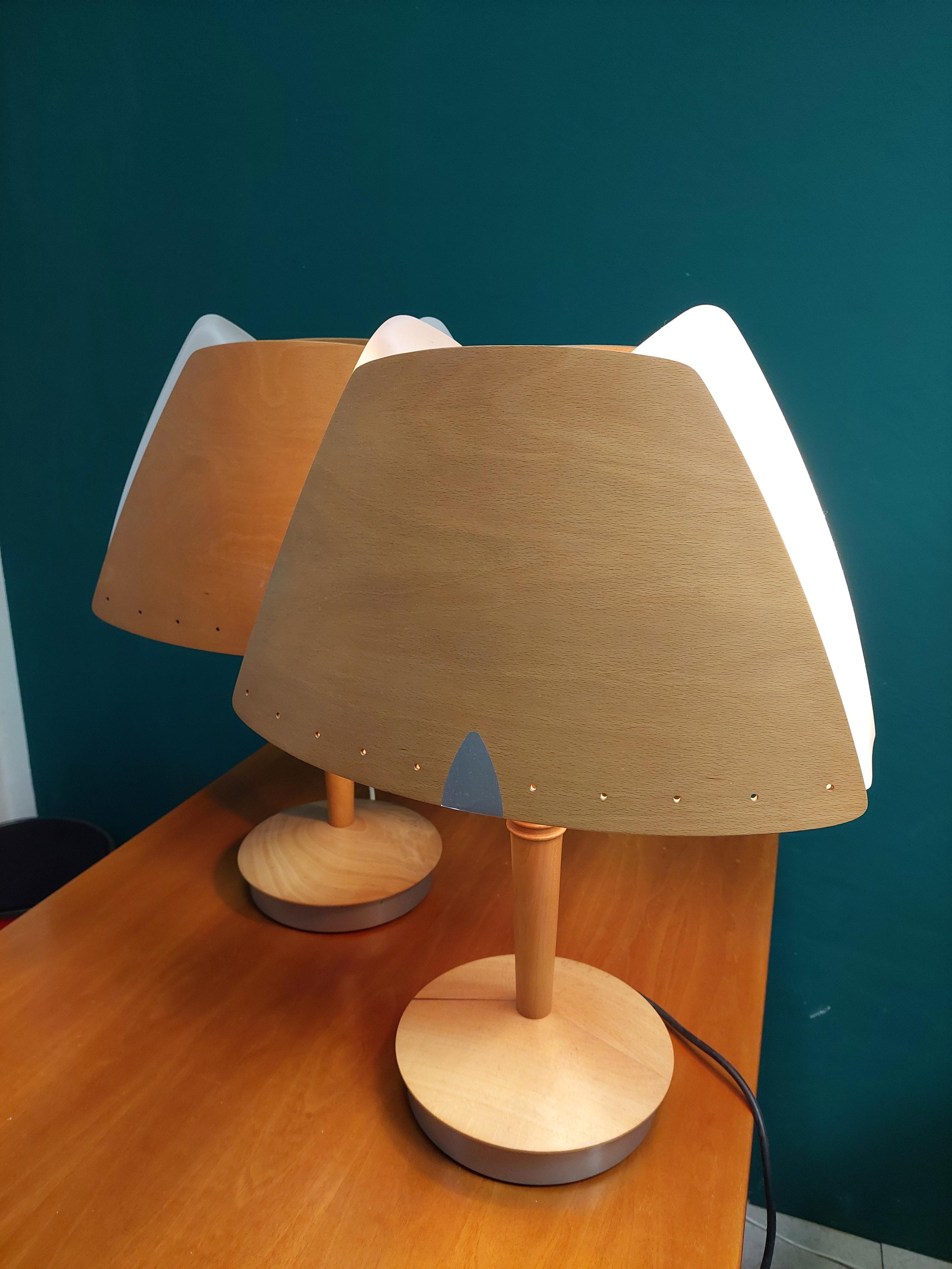 Coppia lampade da tavolo Lucid design Eriksen