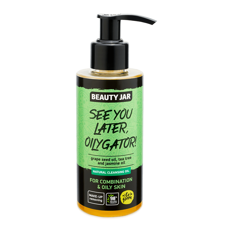 SEE YOU LATER OILYGATOR! OLIO STRUCCANTE DETERGENTE BEAUTY JAR