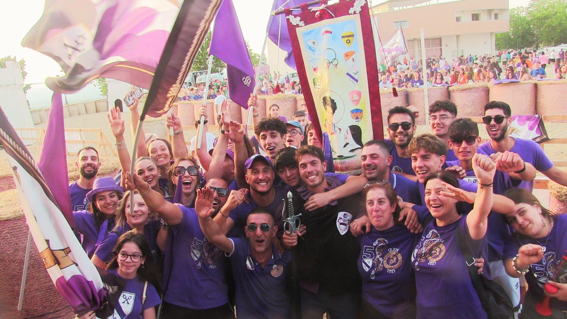 L’EMOZIONE DEL PALIO E IL TRIONFO DI “ULISSE” PIERPAOLO TURCO CHE SI CONFERMA CAMPIONE CON IL RIONE SAN PIETRO