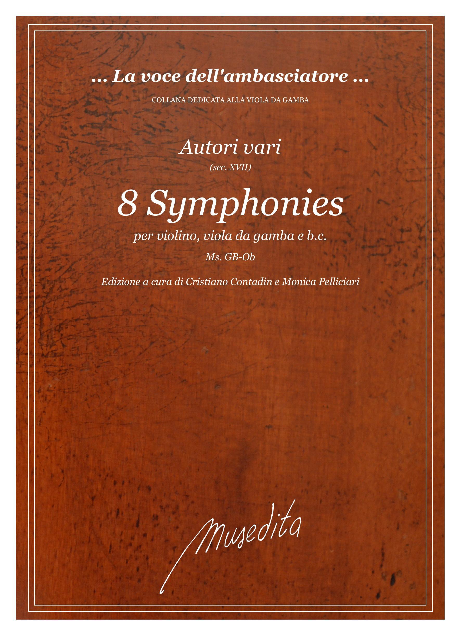 AA VV: 8 Symphonies (Ms, GB-Ob)