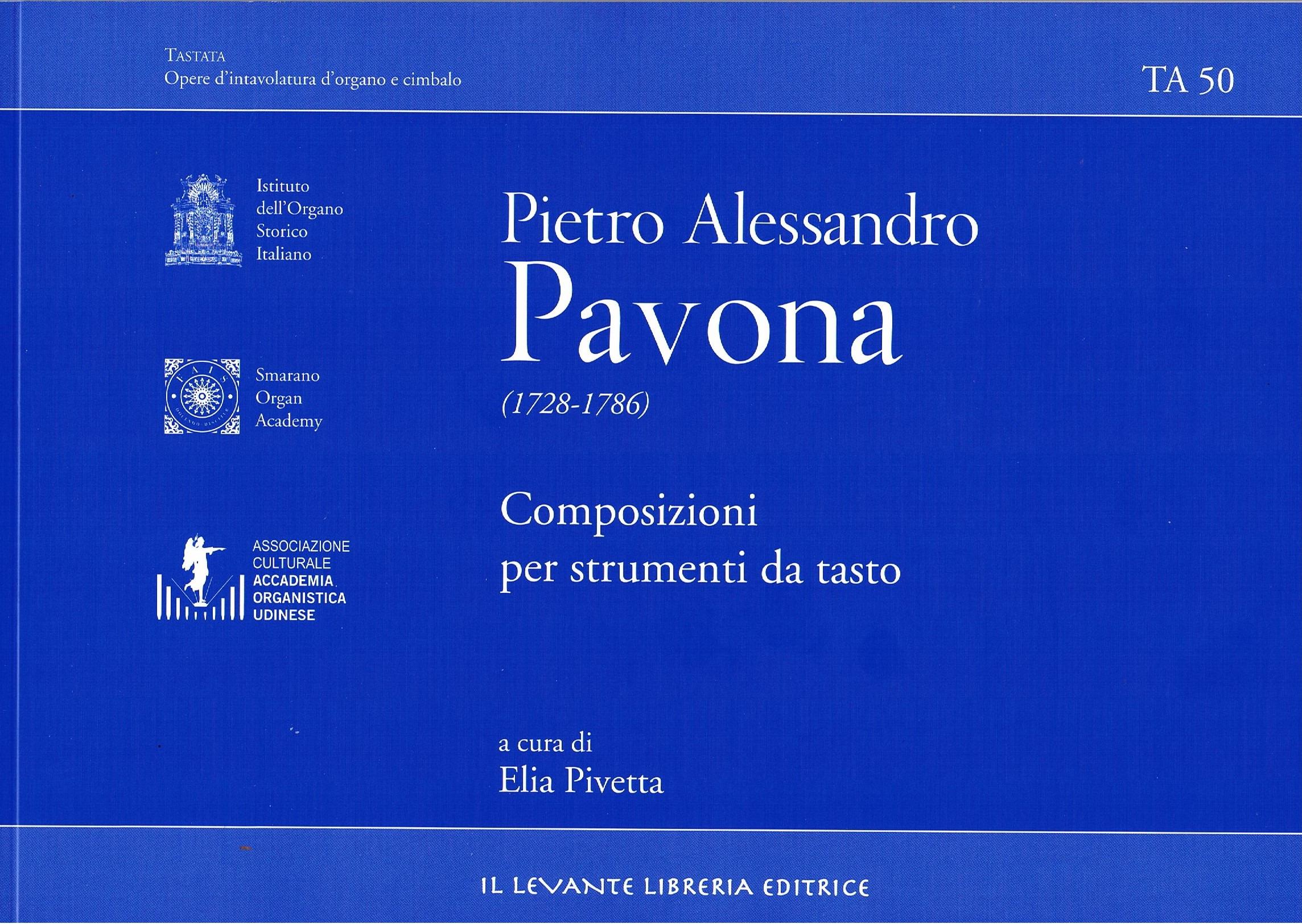 TA 50 Pavona Pietro Alessandro - Composizioni per strumenti da tasto