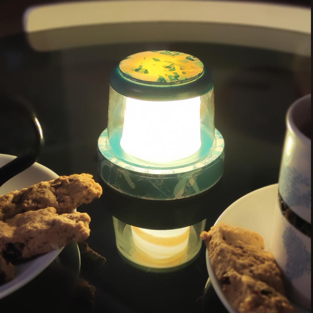 Mini-lampada da tavolo Ruben: sfumatura di colore