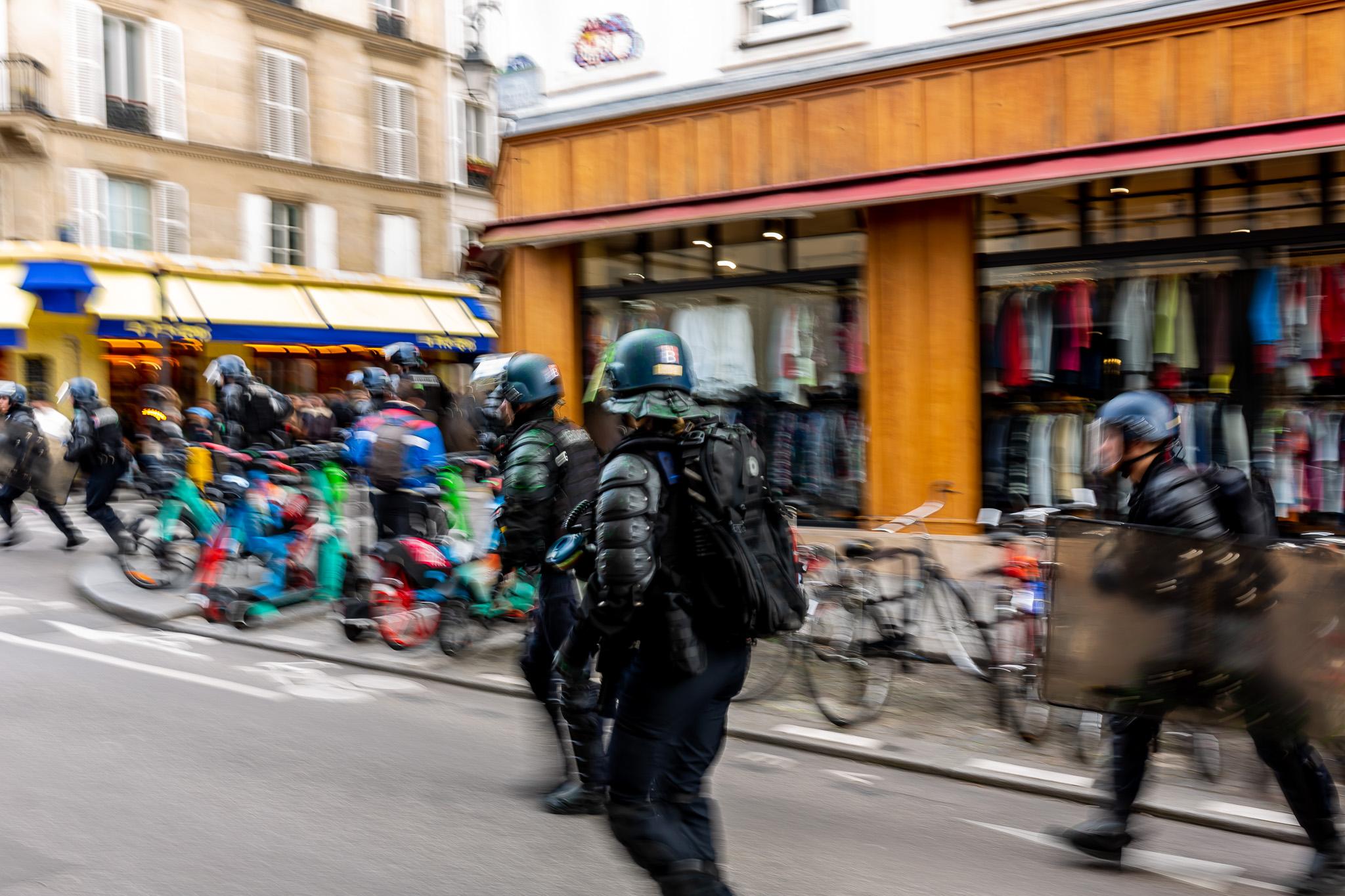 Protest in Paris 13 April 2023