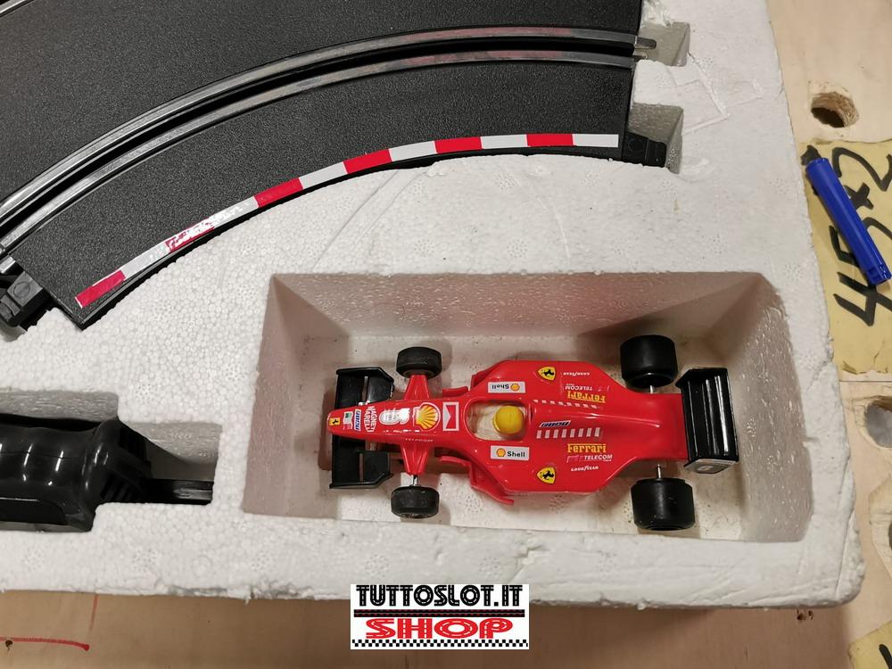 Pista completa Ferrari 2 corsie Polistil - Complete track Ferrari 2 lanes