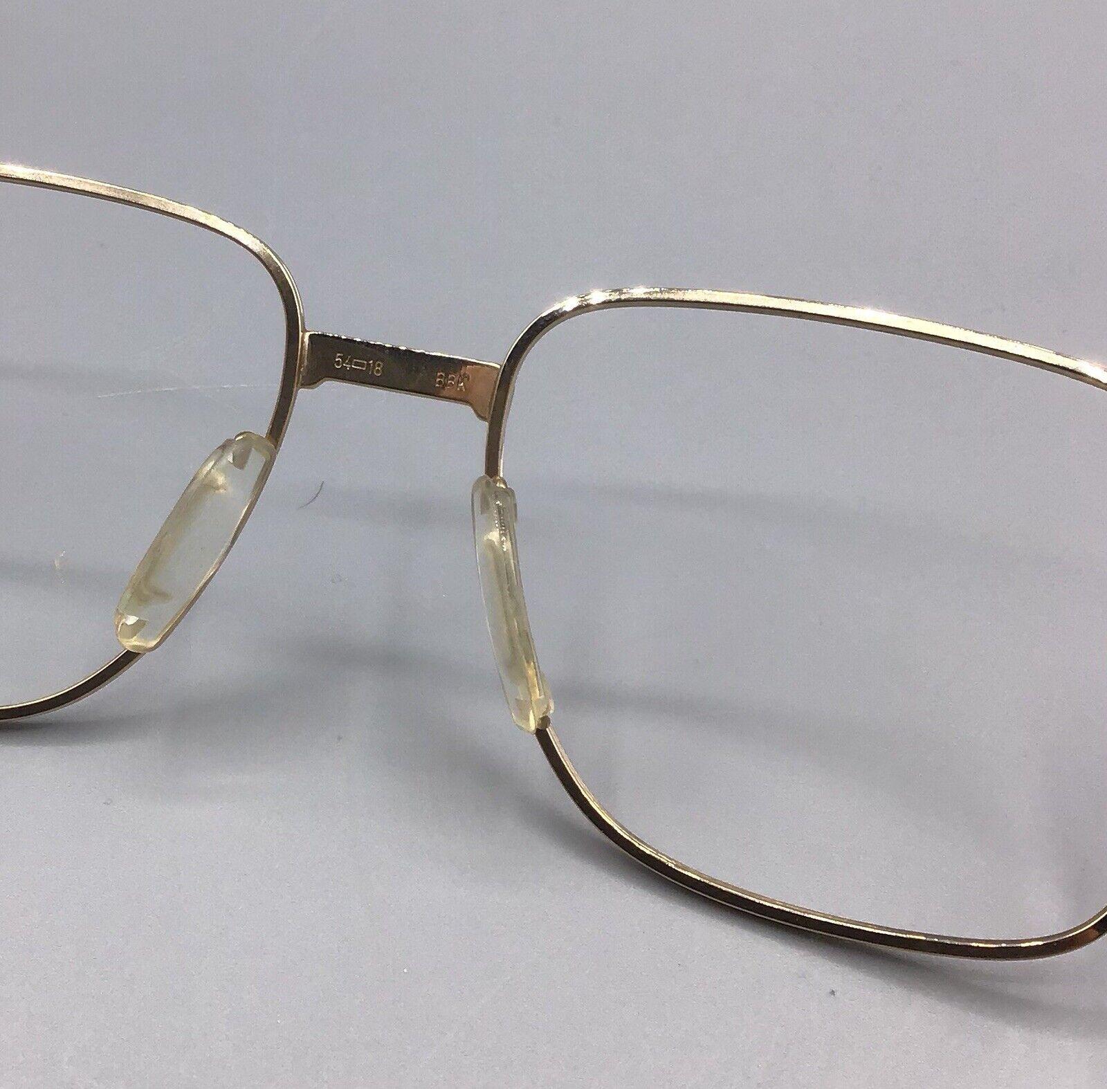 Metzler occhiale vintage Germany 0753 brillen lunettes BBK laminated gold