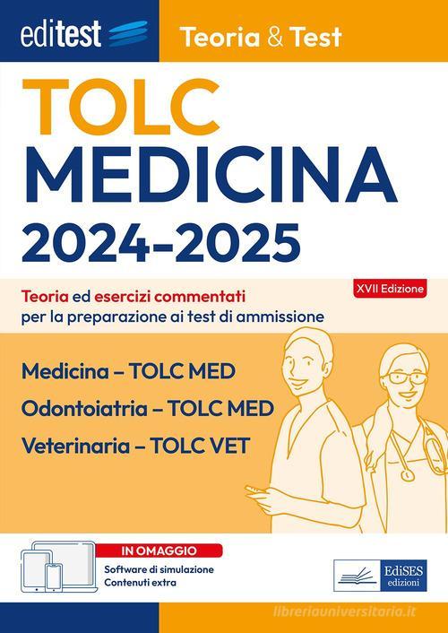 EDITEST  -  AREA SANITARIA - TOLC MEDICINA. TEORIA ED ESERCIZI COMM. 2024/2025