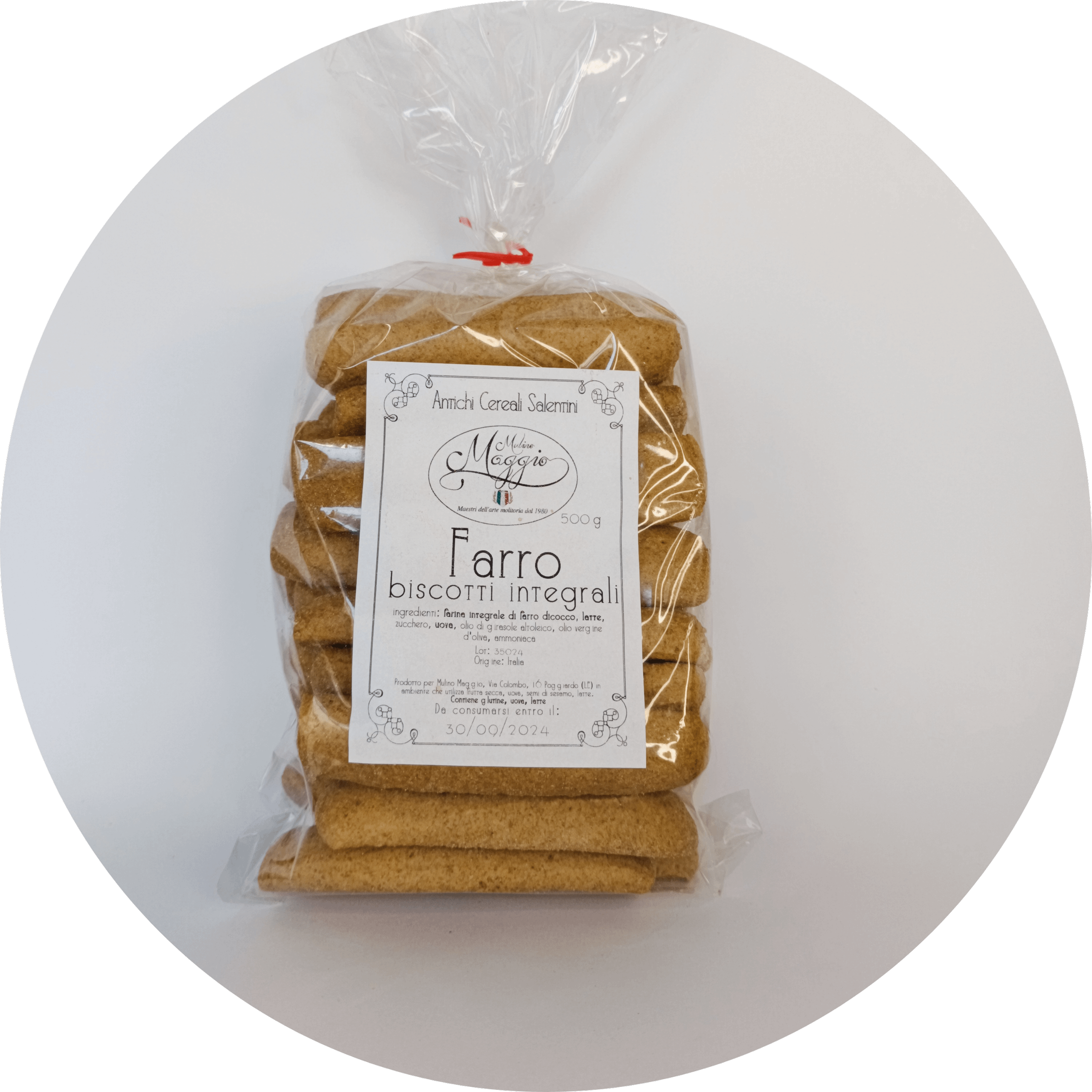 Biscotti integrali di Farro 500g