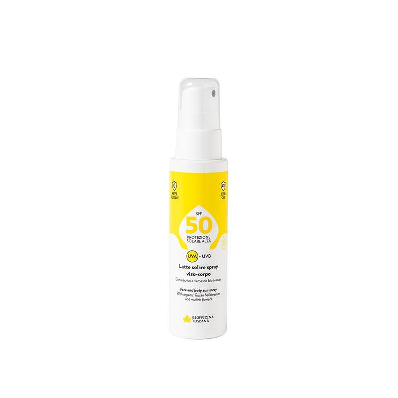 Latte solare spray viso-corpo SPF50