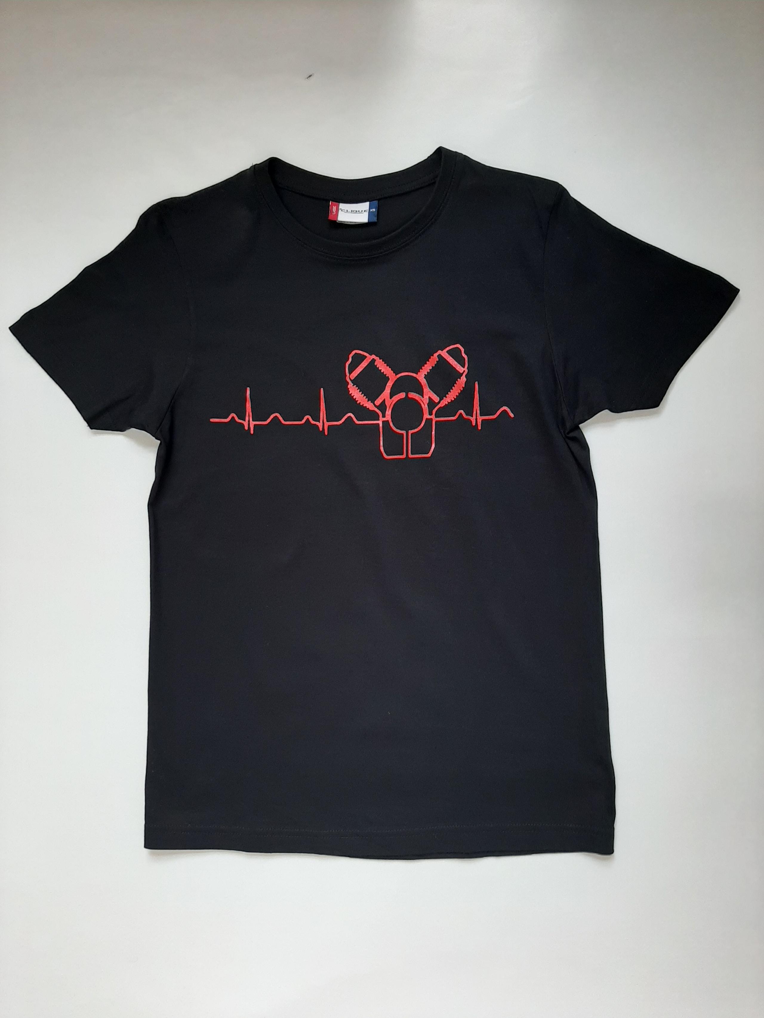 T-shirt cardiogramma