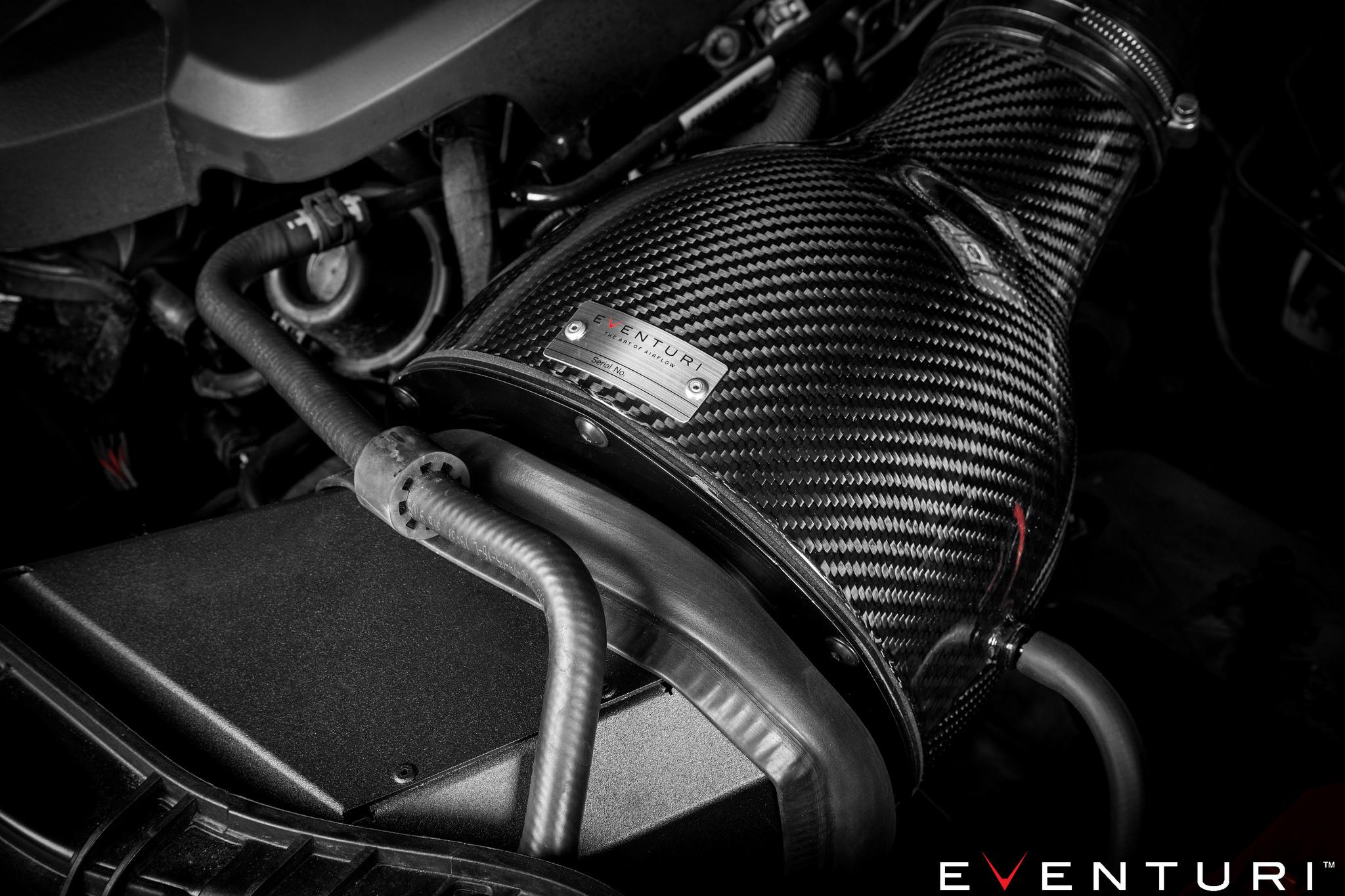 Audi S1 2.0 TFSI Black Carbon intake - EVENTURI - EVE-S1-CF-INT