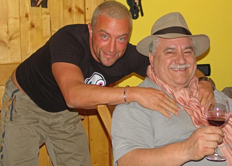 Igor Orso con Giuseppe Pizzato, grande Bepi
