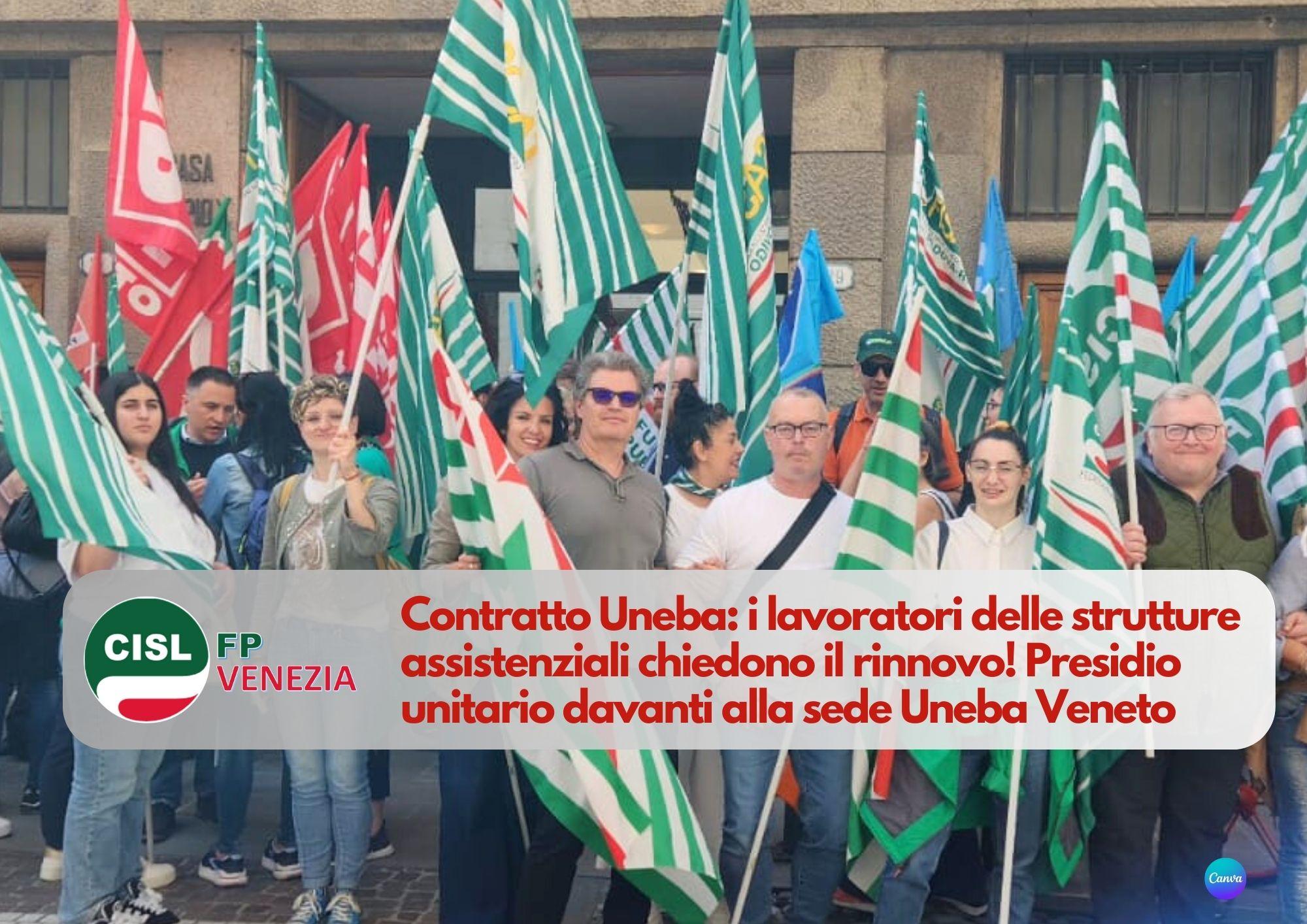 CISL FP Venezia. Contratto Uneba: i lavoratori delle strutture assistenziali chiedono il rinnovo!